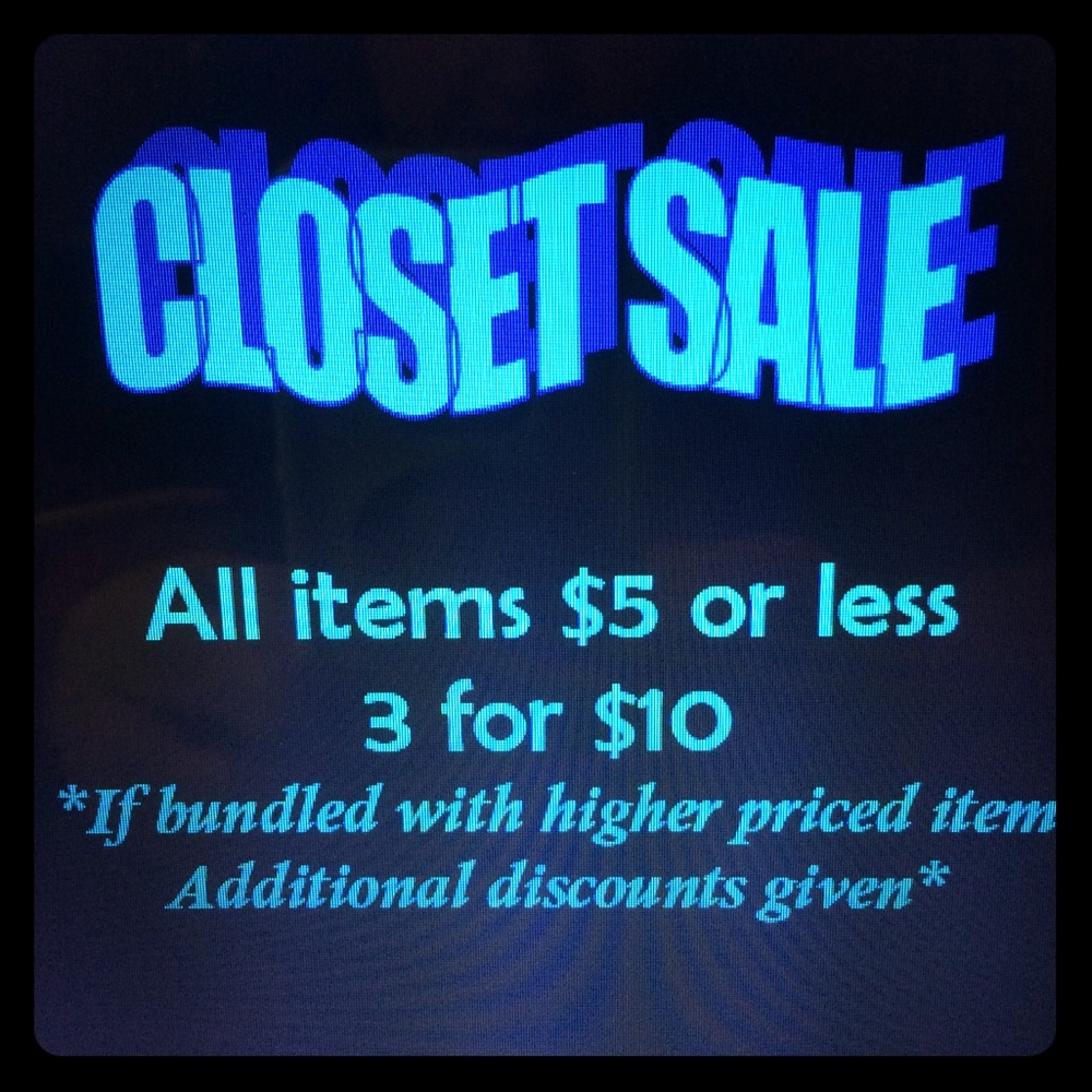 ‼️Closet Sale‼️New Markdowns❤️